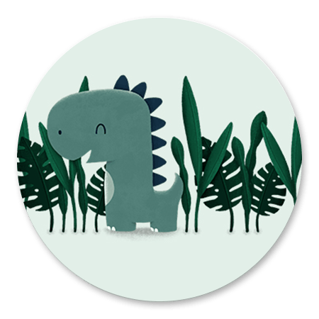 Dinosaurus jungle jongen